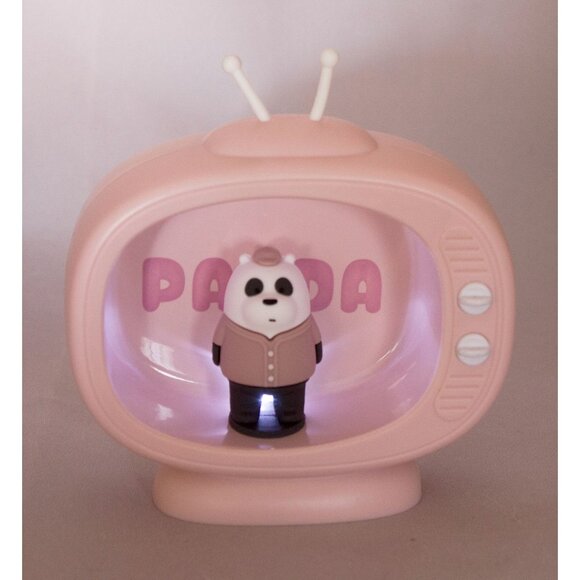 We Bare Bears Collection 4.0 LED Pan Pan Pink TV Night Light Cartoon Network - Picture 3 of 9